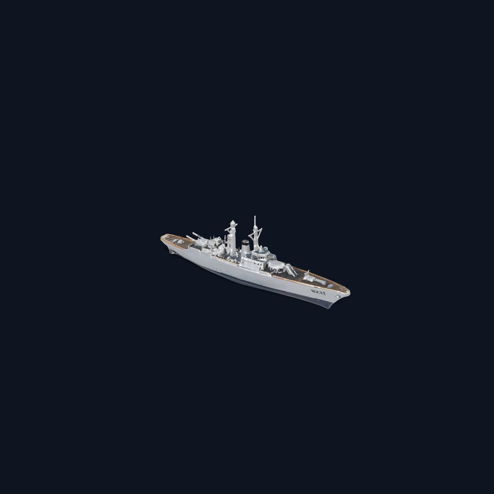 Modern Naval Cruiser model pack